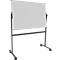 Stativ-Drehtafel Legamaster UNITE PLUS, magnetisch, drehbar um 360°, B 2000 x T 12,6 x H 1000 mm, emaillierter Keramikstahl, weiß